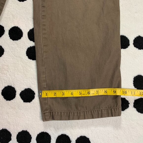 Vintage Y2K 90s OP Riding Co Khaki Cargo Straight Leg Relaxed Fit Pants - Picture 10 of 13